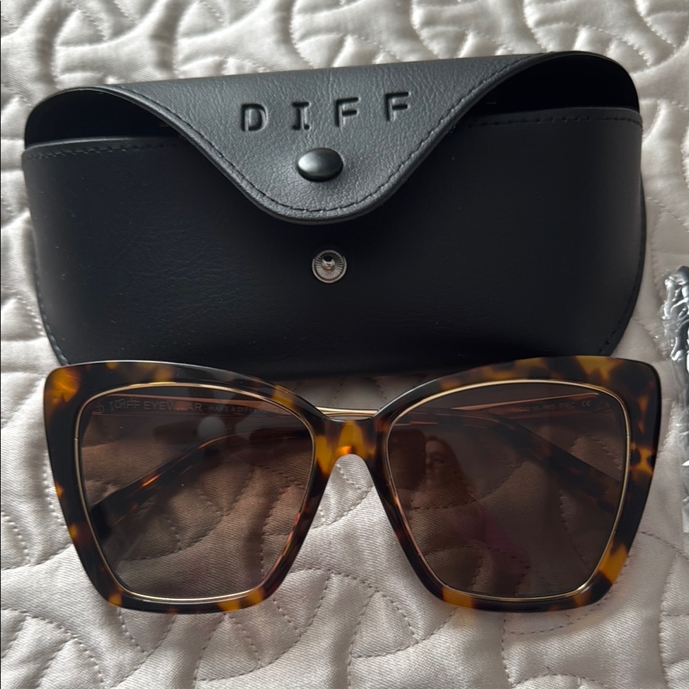 Diff Eyeware - Becky IV - Polarized Tortoise Sunglasses